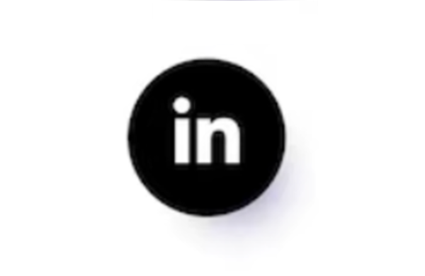 Logo Linkedin black