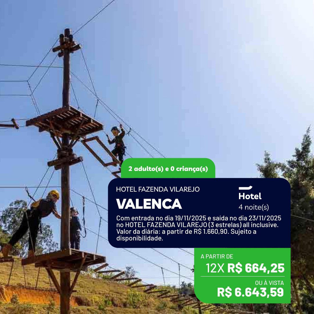 Conservatoria - RJ - 2 adultos - 4 noites - Feriado Novembo - Hotel Fazenda Vilarejo All Inclusive
