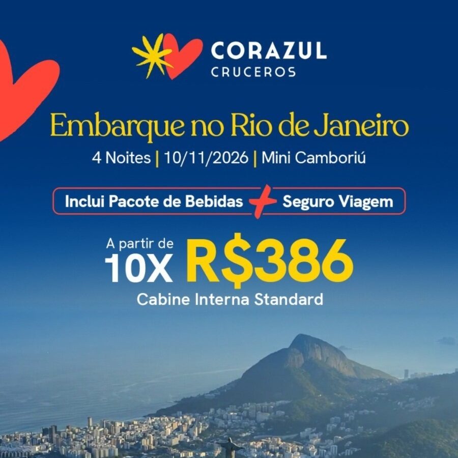 Mini Cruzeiro - 4 noites - Saida RJ - Nov 2026